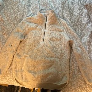 White soft sweatshirt